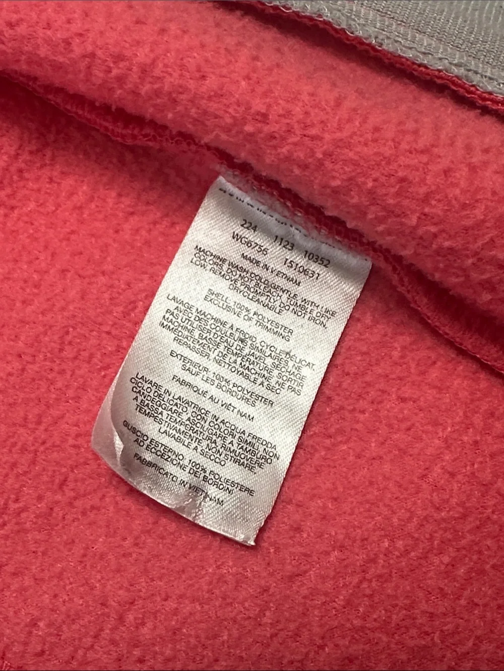Columbia Pink Fleece Jacket Full Zip Pockets Youth Girls Medium 10/12
